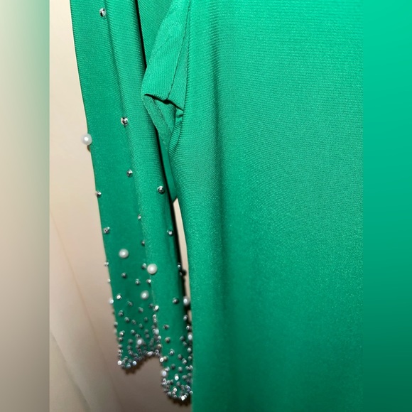MSK Size PM Green Bead and Pearl Accents Cocktail - Picture 3 of 3